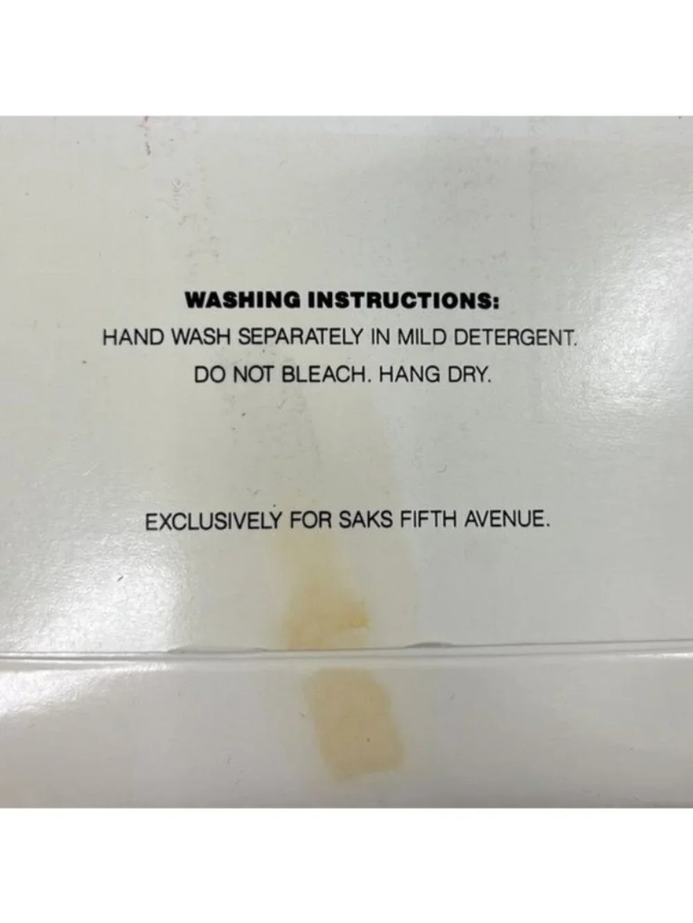 Saks Fifth Avenue leg dimensions